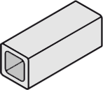 Aluminium Square Hollow